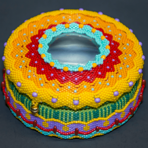 Hand Crafted Beaded Box