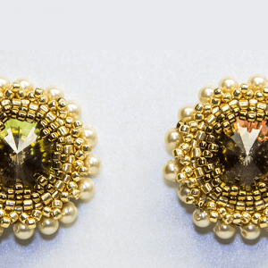 Hand crafted Beaded Earrings