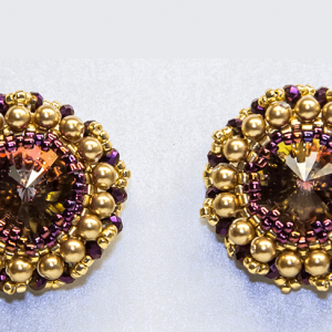 Hand crafted Beaded Earrings