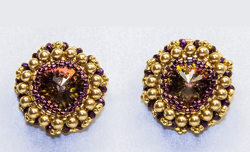 Hand crafted Beaded Earrings