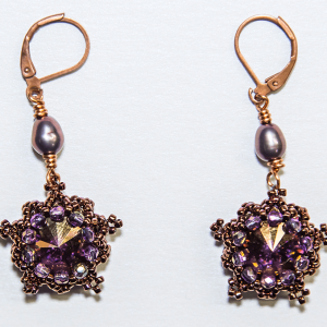 Hand crafted Beaded Earrings