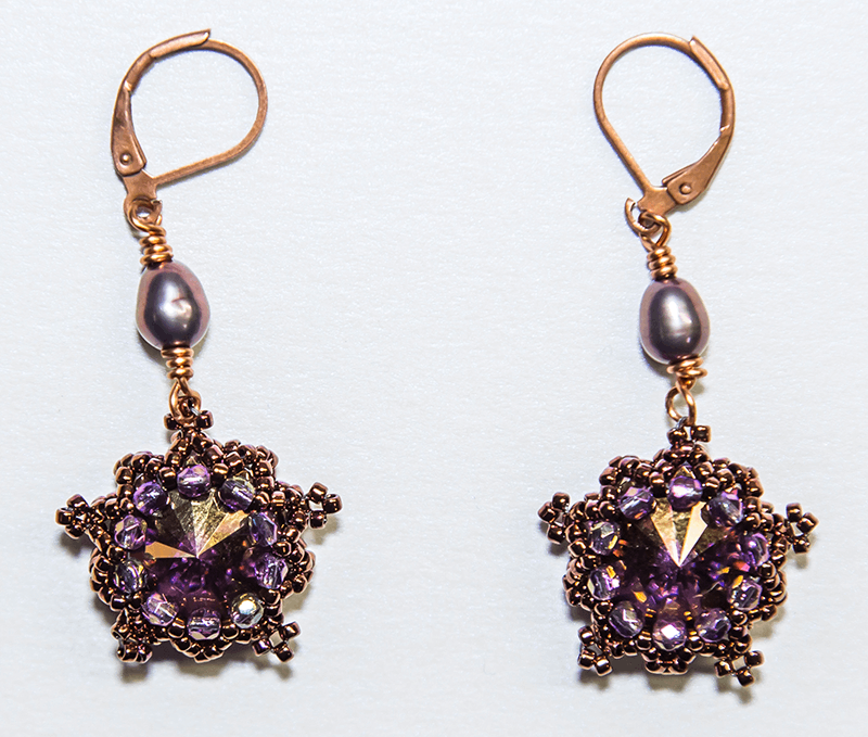 Hand crafted Beaded Earrings
