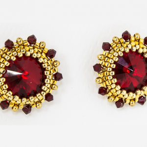 Hand crafted Beaded Earrings