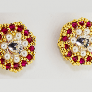 Hand crafted Beaded Earrings