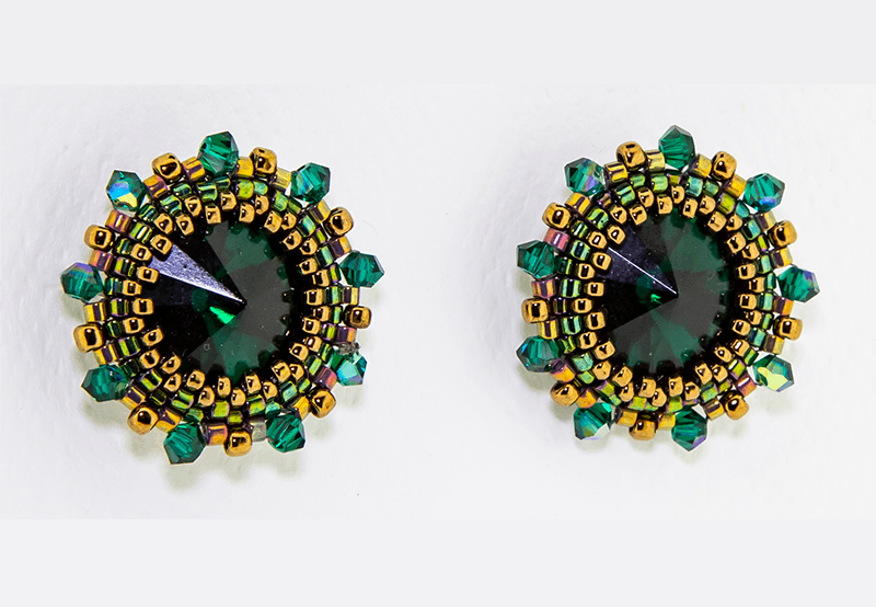Hand crafted Beaded Earrings