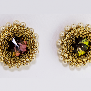 Hand crafted Beaded Earrings
