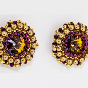 Hand crafted Beaded Earrings