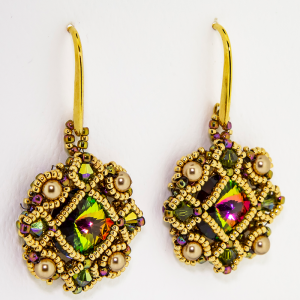 Hand crafted Beaded Earrings