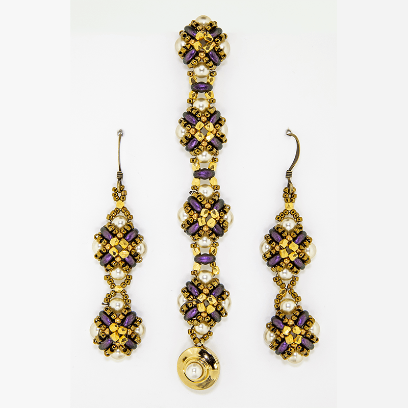 Hand crafted Beaded Set
