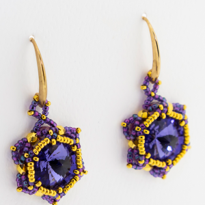 Hand crafted Beaded Earrings
