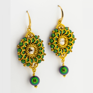 Hand crafted Beaded Earrings
