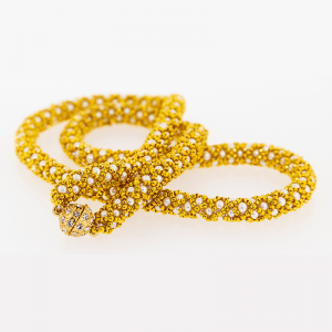 Hand Crafted Beaded Necklace