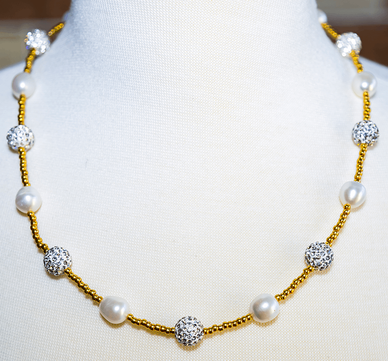 Hand Crafted Beaded Necklace