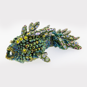 Beadwork Fish Pendant