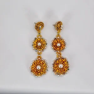 Hand crafted Beaded Earrings