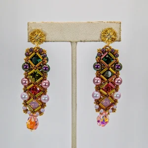 Hand Crafted Beaded Earrings